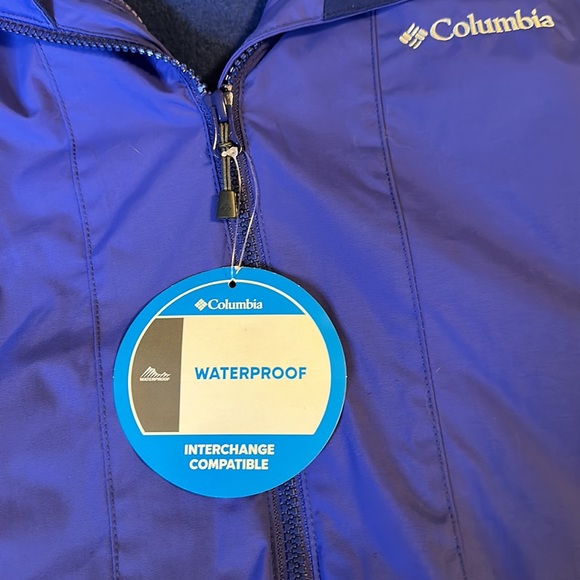 NEW Columbia Ruby River Interchange Jacket 3 in 1 Sytem Medium Royal Blue - Picture 2 of 8